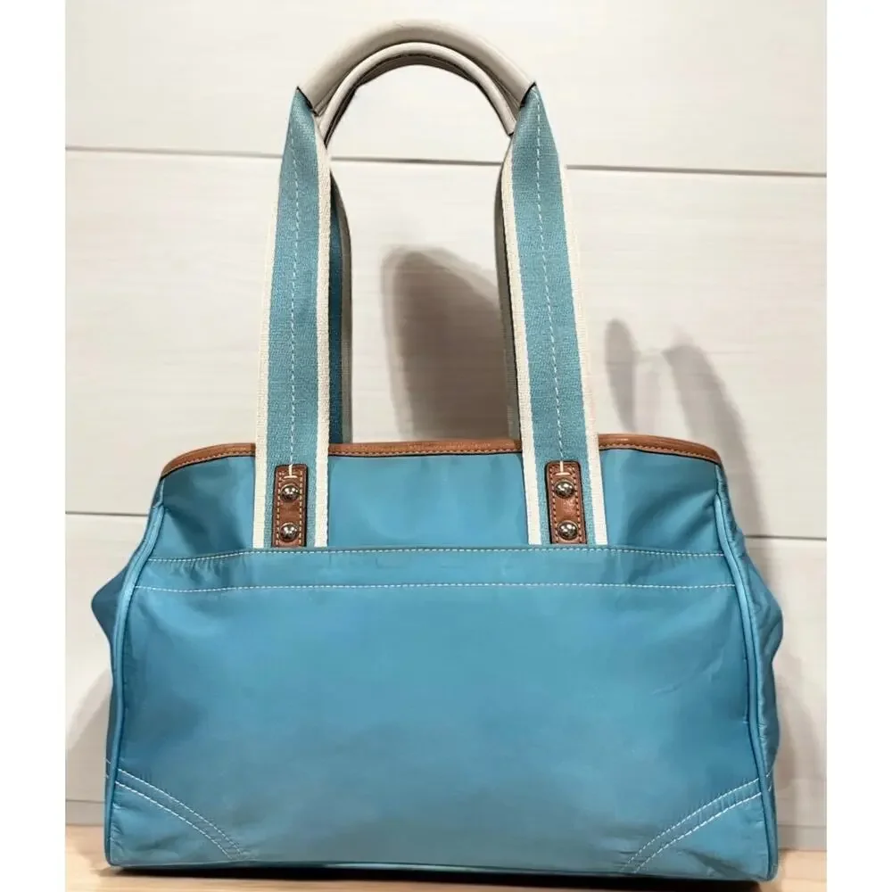 Y2K Coach F11993 Hamptons Sateen Satchel Bag